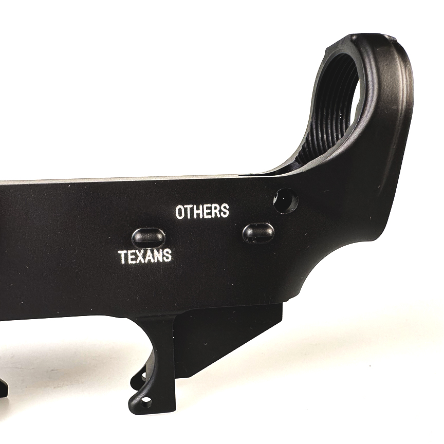 Texas vs Others M4 M16 AR-15 80% CERRO Forged Lower Receiver